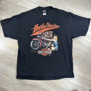 2009 Harley Davidson Size XXL Bakersfield California Black T-shirt Short Sleeve